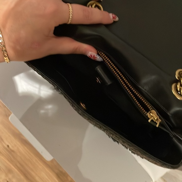 Pinko Handbag - Black with Gold Birds - Picture 13 of 17